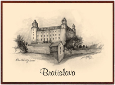 Magnetka klasik Bratislavský hrad
