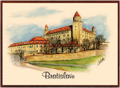 Magnetka klasik Bratislavský hrad