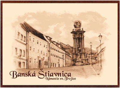 Magnetka klasik Námestie Sv. Trojice Banská Štiavnica