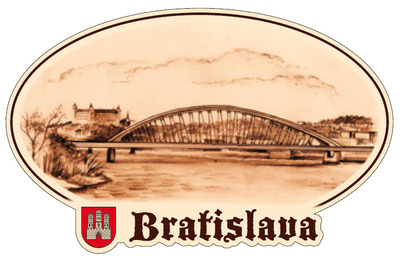 Magnetka obrysová most Apollo Bratislava