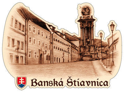 Magnetka obrysová Banská Štiavnica