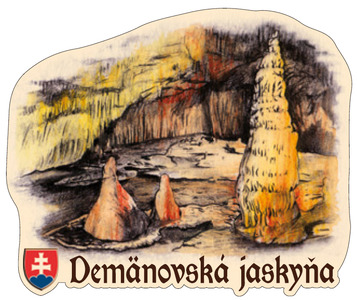 Magnetka obrysová Demänovská jaskyňa
