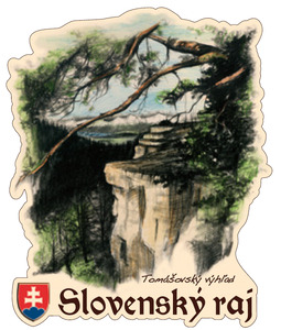 Magnetka obrysová Slovenský raj - Tomášovský výhľad