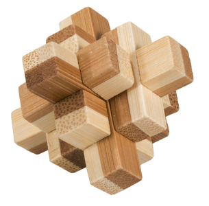 IQ test - 3D puzzle z bambusu - Blok 2