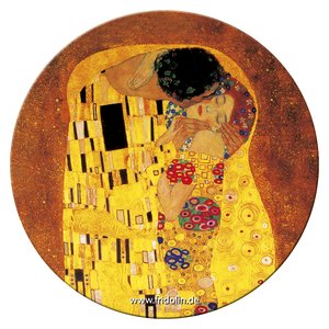 Vreckové zrkadielko Klimt - Bozk