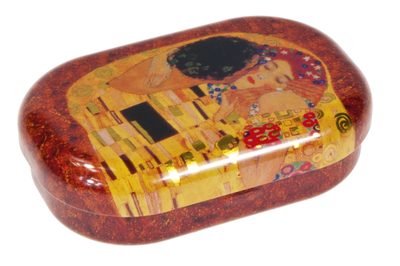 Krabička na kontaktné šošovky Klimt - Bozk