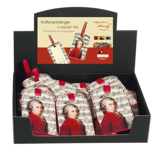 Visačka na batožinu Mozart - krabica