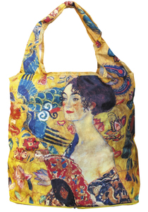 Skladacia nákupná taška Klimt - Women with fan