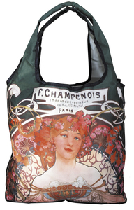 Skladacia nákupná taška Alfons Mucha - Champenosis