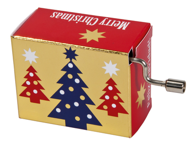 Hracia skrinka Zlaté Vianoce - Vianočné stromčeky