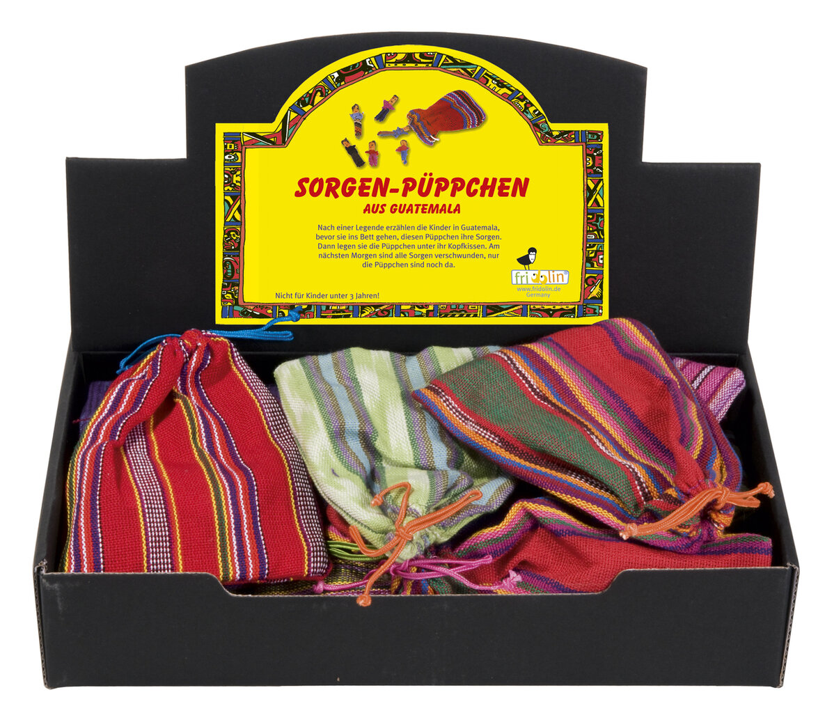 Worry dolls - bábka starostí - krabica