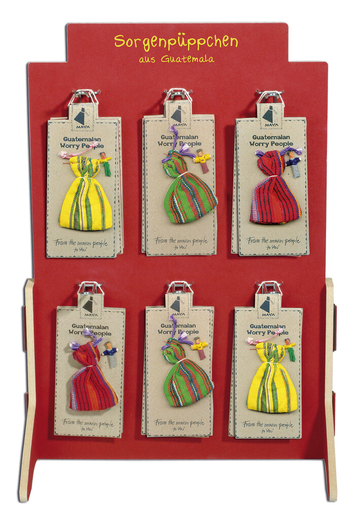 Worry dolls - bábka starostí - krabica