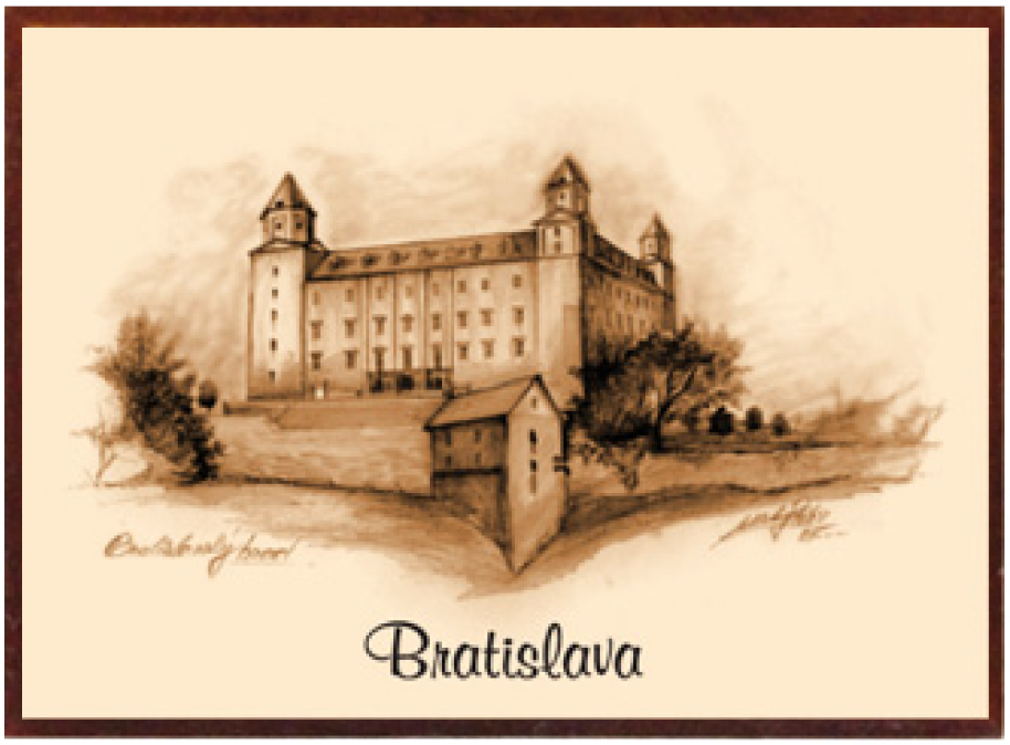 Magnetka klasik Bratislavský hrad 