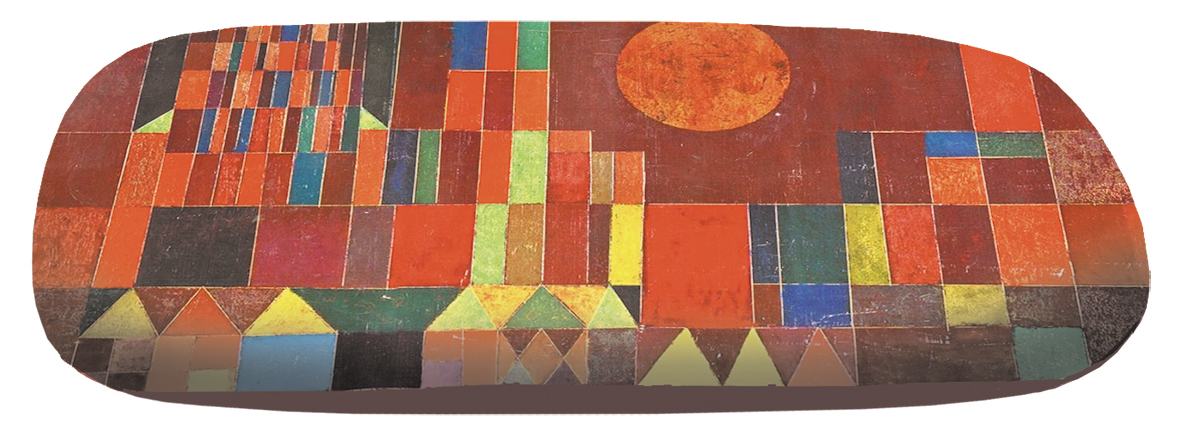 Púzdro na okuliare s handričkou Paul Klee - Hrad a slnko