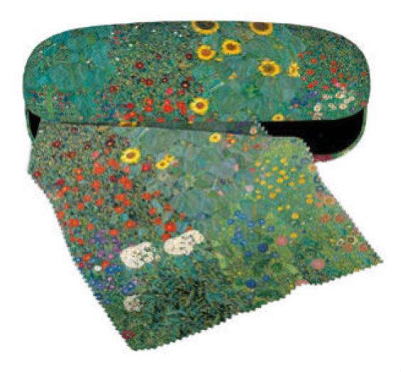 Púzdro na okuliare s handričkou Gustav Klimt