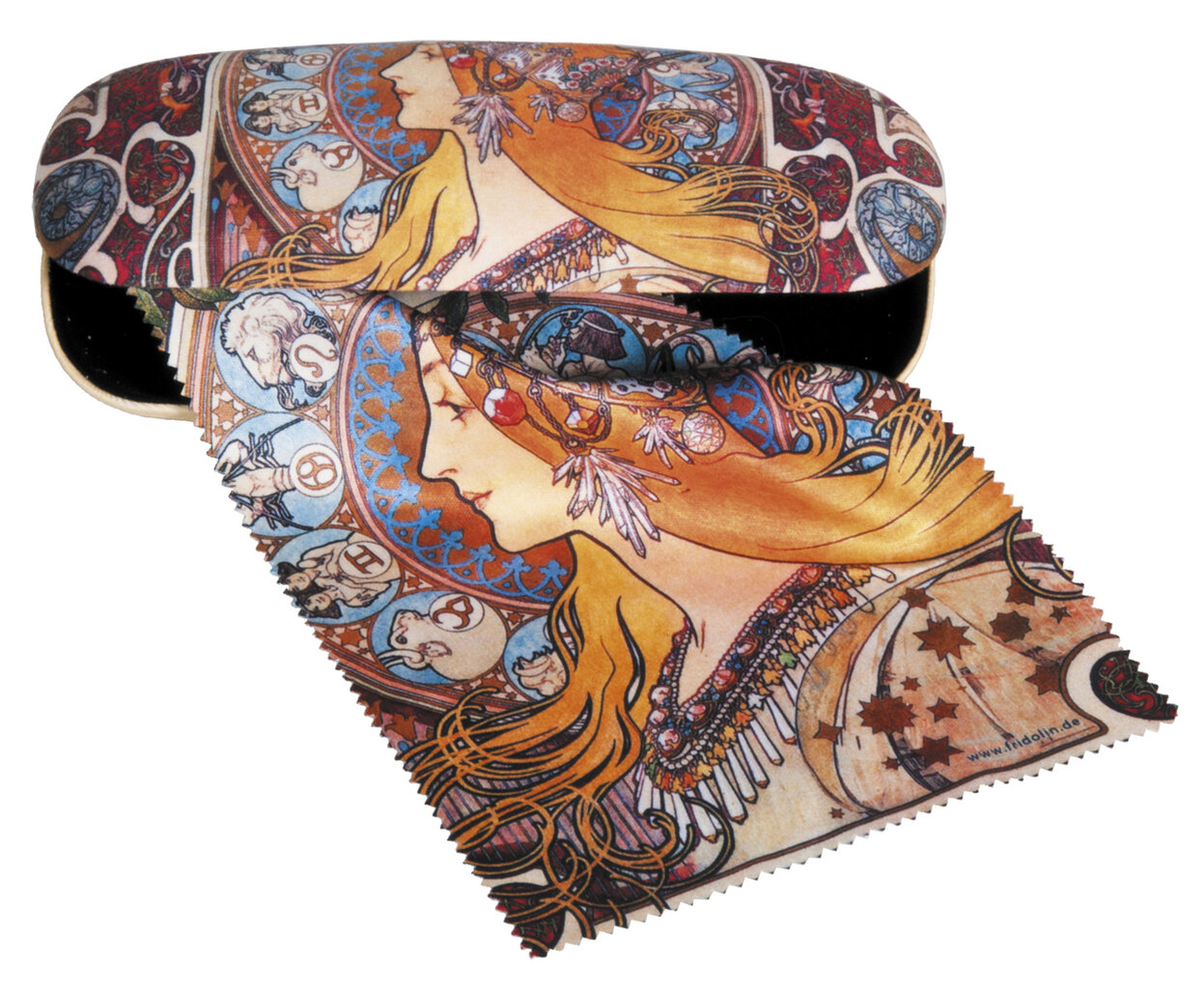 Púdro na okuliare Alfons Mucha Art Nouveau - Zodiak