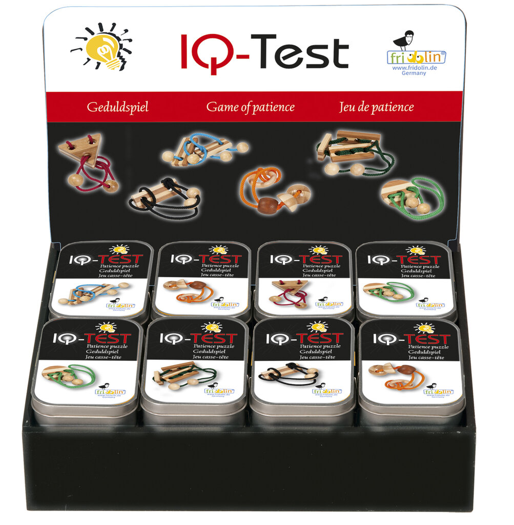 IQ test - Bambusové puzzle - krabica