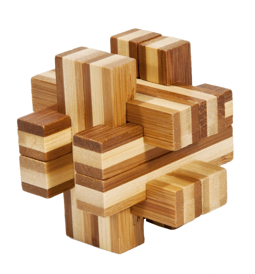 IQ test - Bambusové puzzle - Konštrukčńa doska
