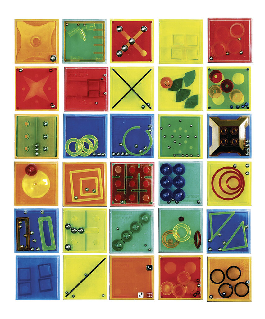 Malé puzzle - neón