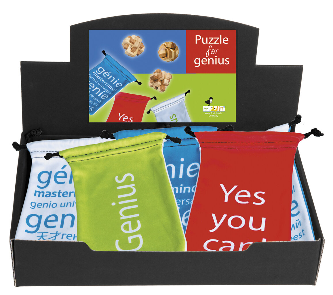 IQ test - 3D bambusové puzzle - krabica