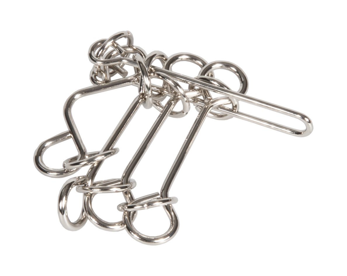 IQ test - kovové puzzle - rebrík