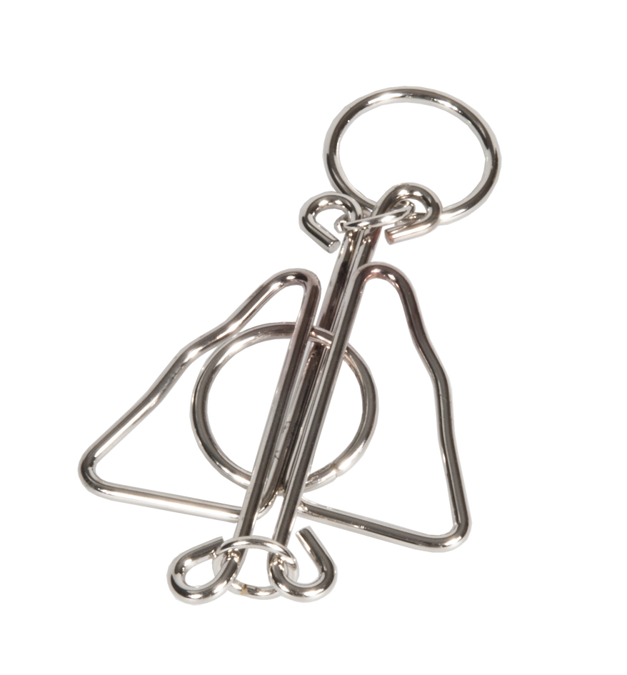 IQ test - kovové puzzle - ihličnatý strom