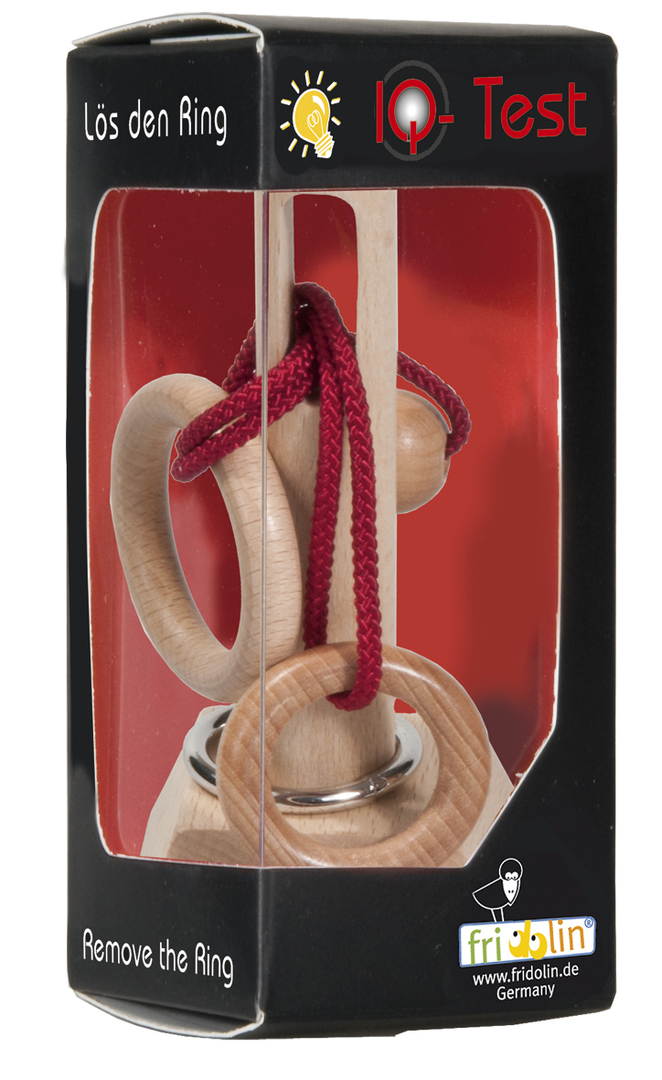 IQ test - Odstráň prsteň 3 - červená šnúrka