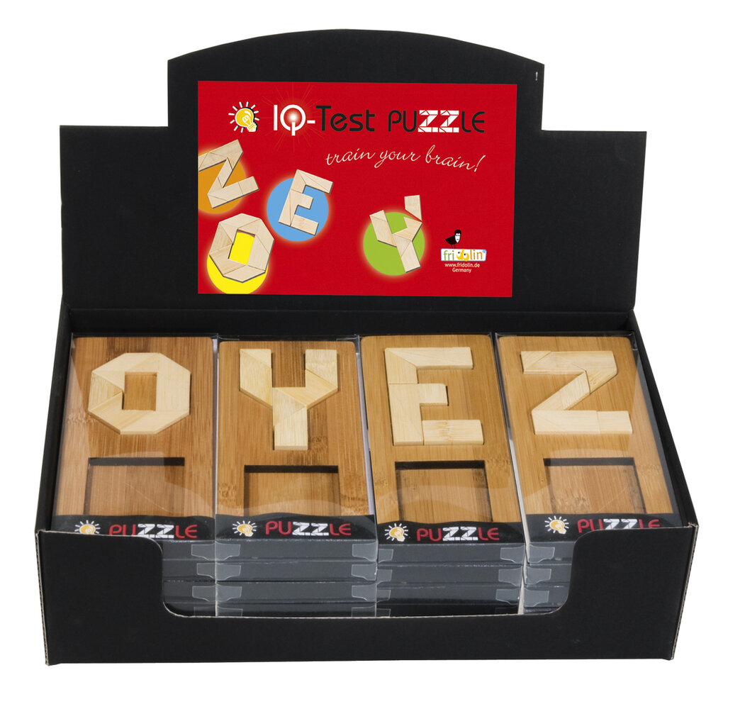 IQ test - Puzzle abeceda - krabica