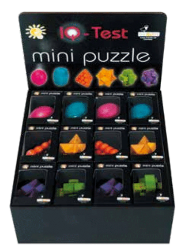 Set IQ testov - 3D Drevená skladačka