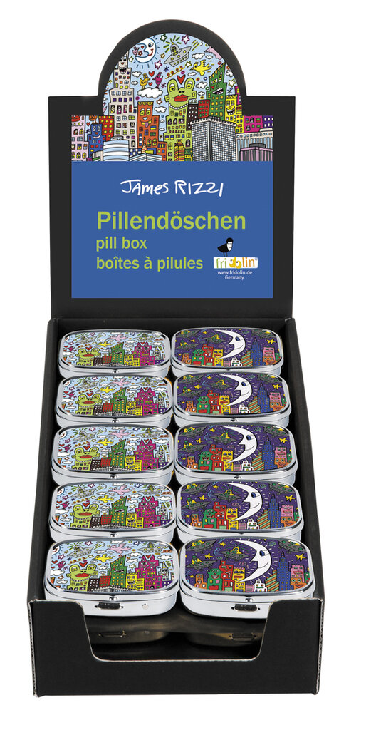 Kovová liekovka James Rizzi - krabica
