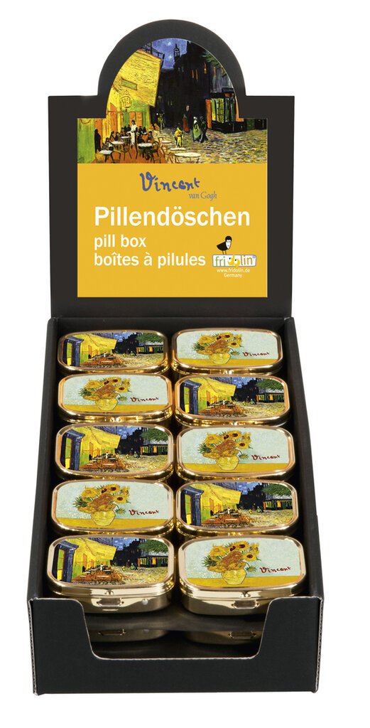 Kovová liekovka Van Gogh - krabica