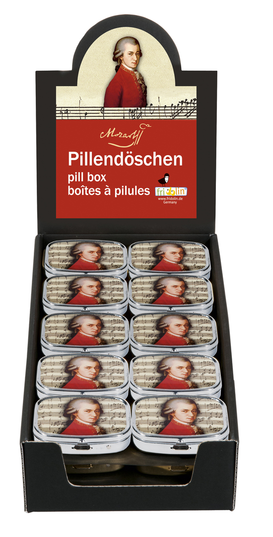 Kovová liekovka Mozart - krabica