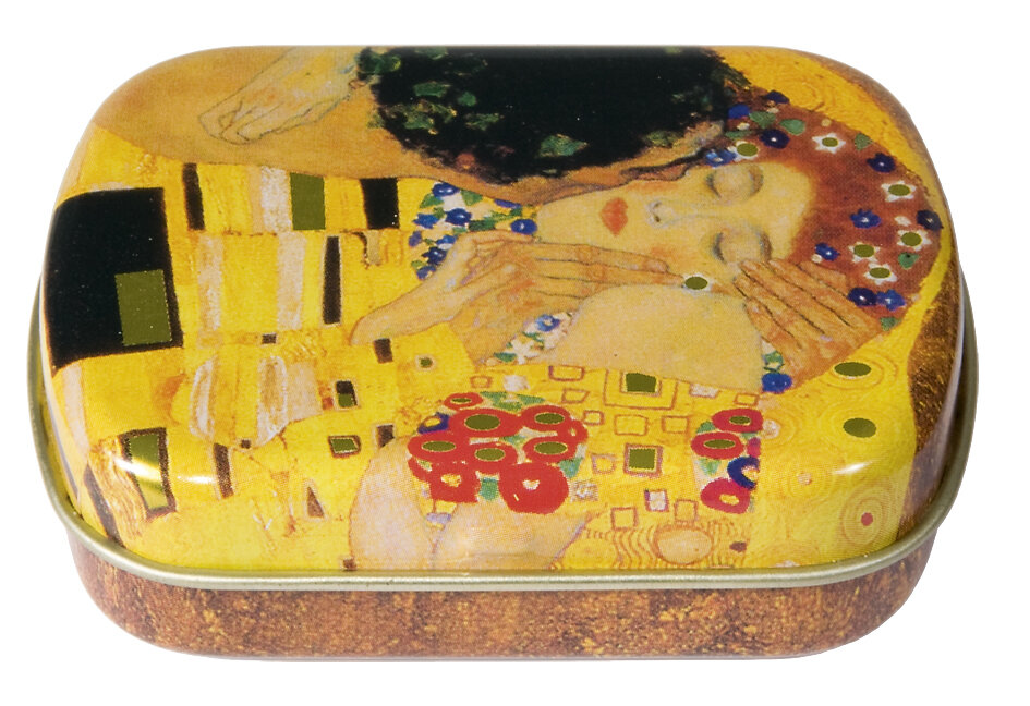 Mini plechová krabička Klimt - Bozk