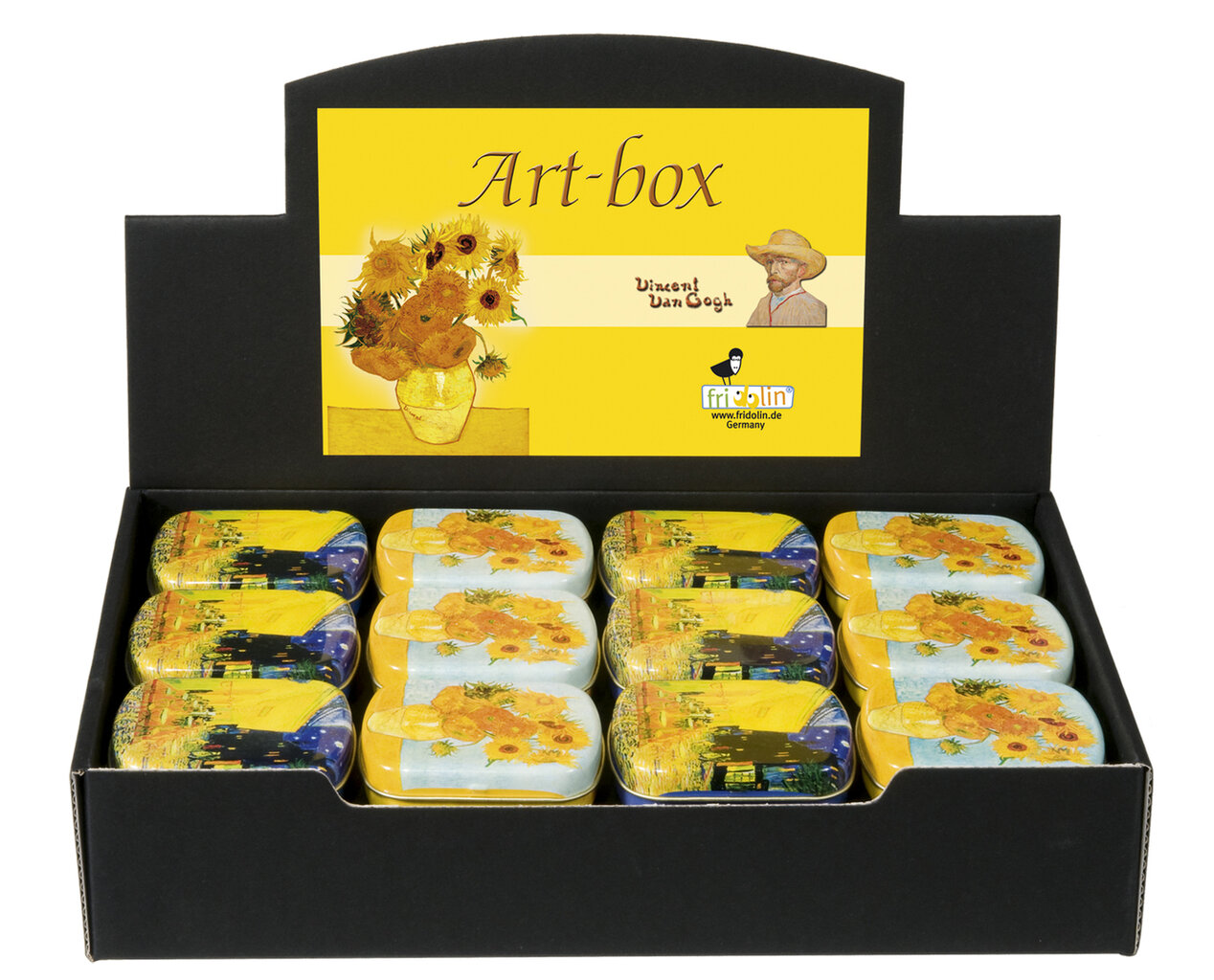 Mini plechová krabička Van Gogh - krabica