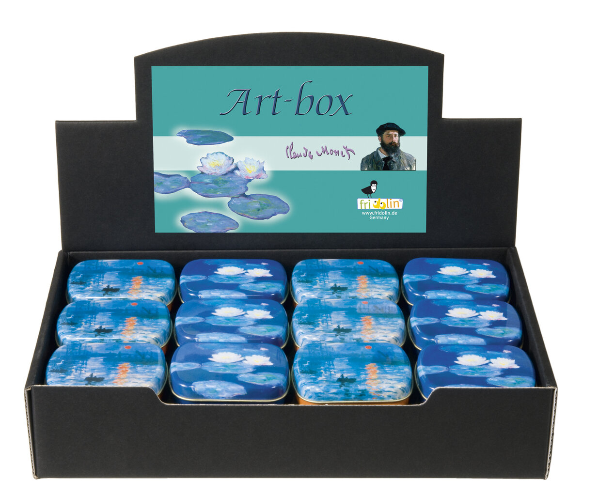 Mini plechová krabička Monet - krabica