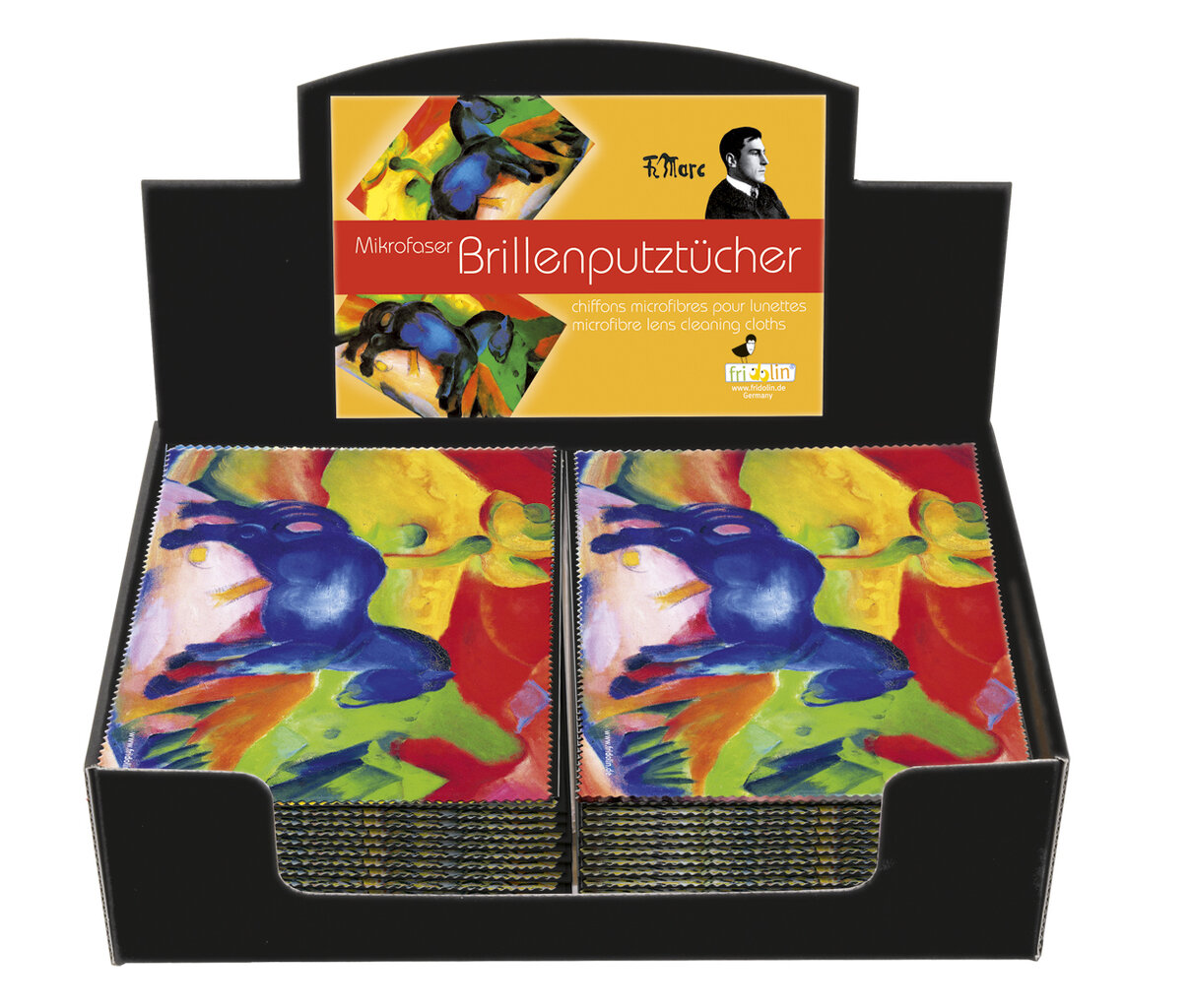 Handrička na čistenie okuliarov Franc Marc - krabica