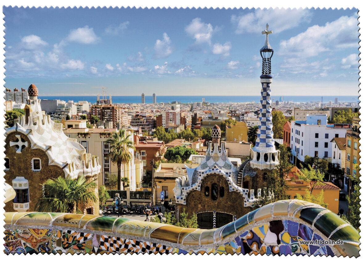 Handrička na čistenie okuliarov Gaudi - Park Güell