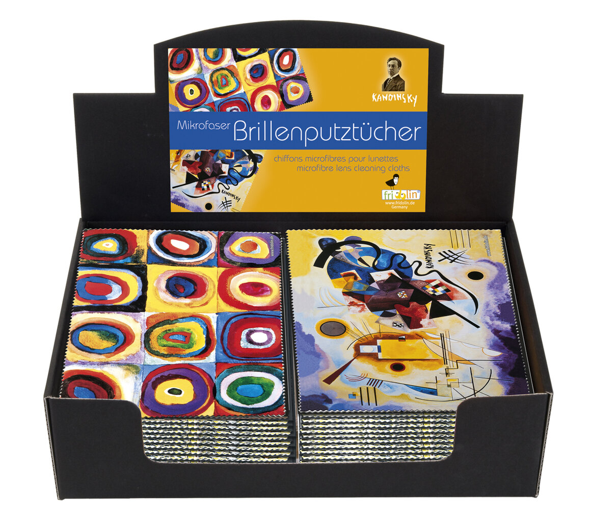 Handrička na čistenie okuliarov Kandinsky - krabica