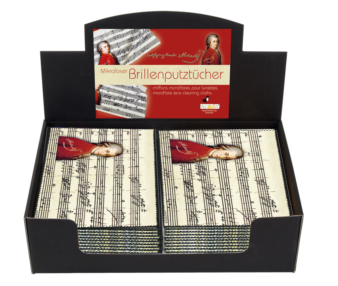 Handrička na čistenie okuliarov Mozart - krabica