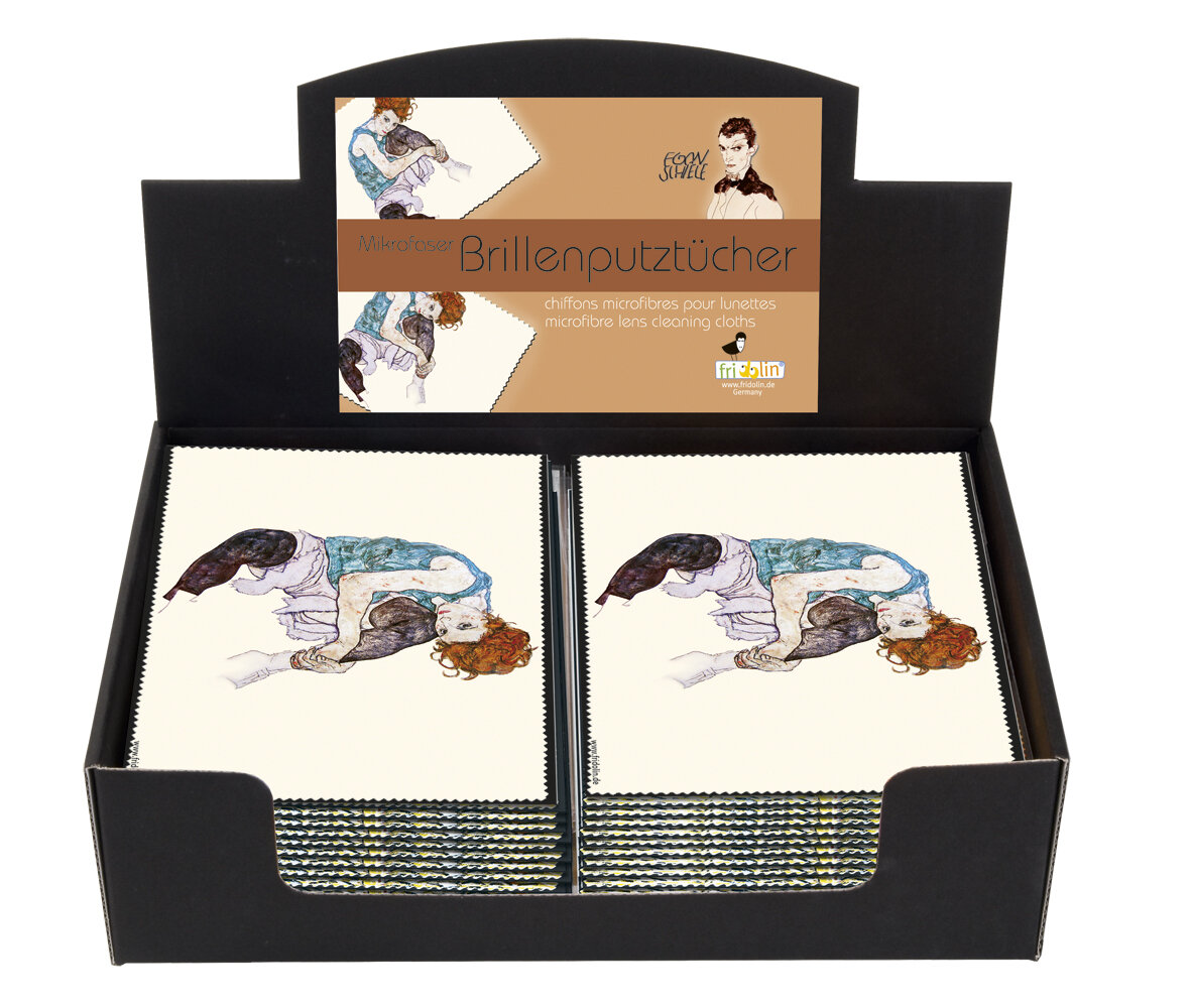 Handrička na čistenie okuliarov Egon Schiele - krabica