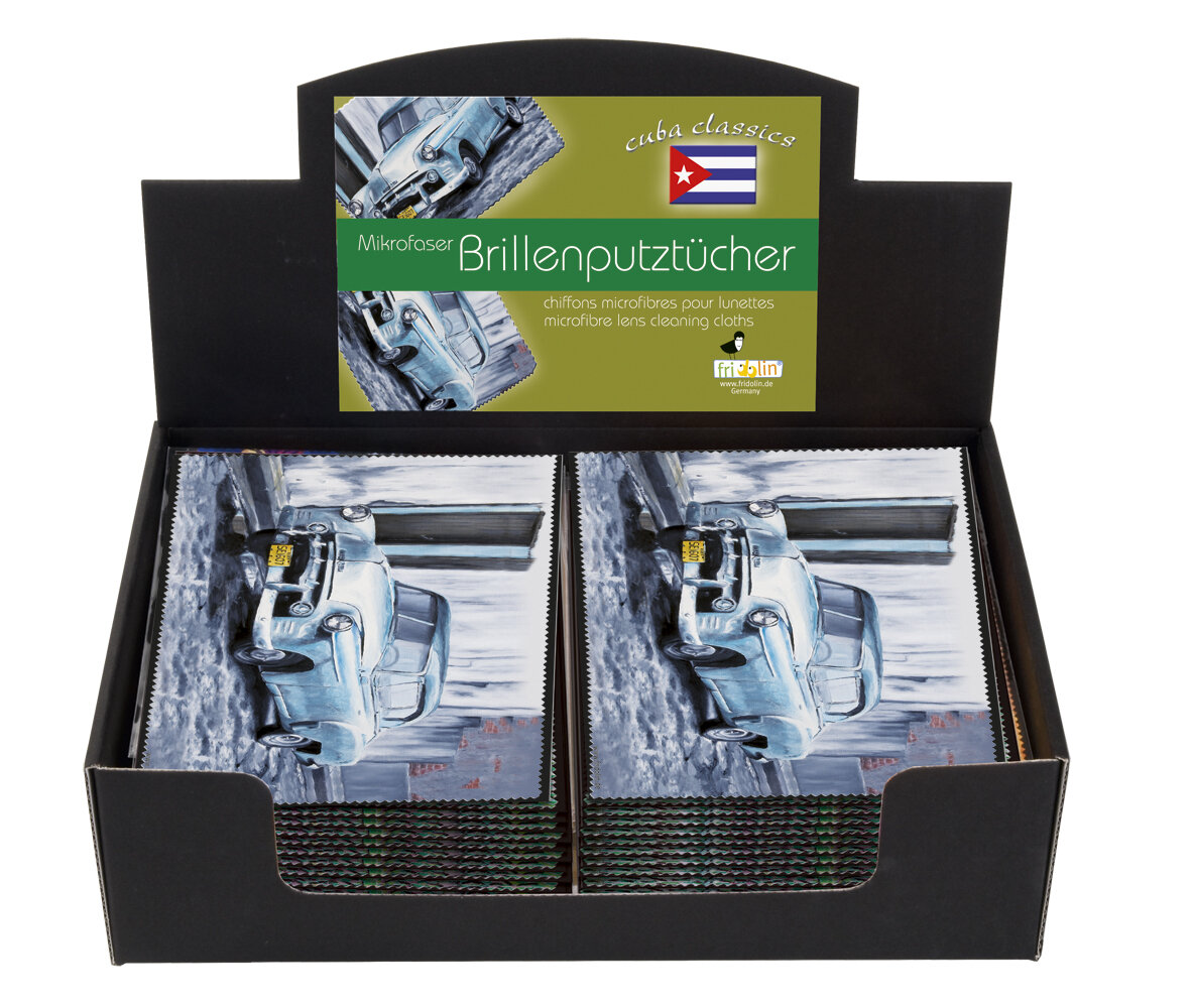 Handrička na čistenie okuliarov Cuba - krabica