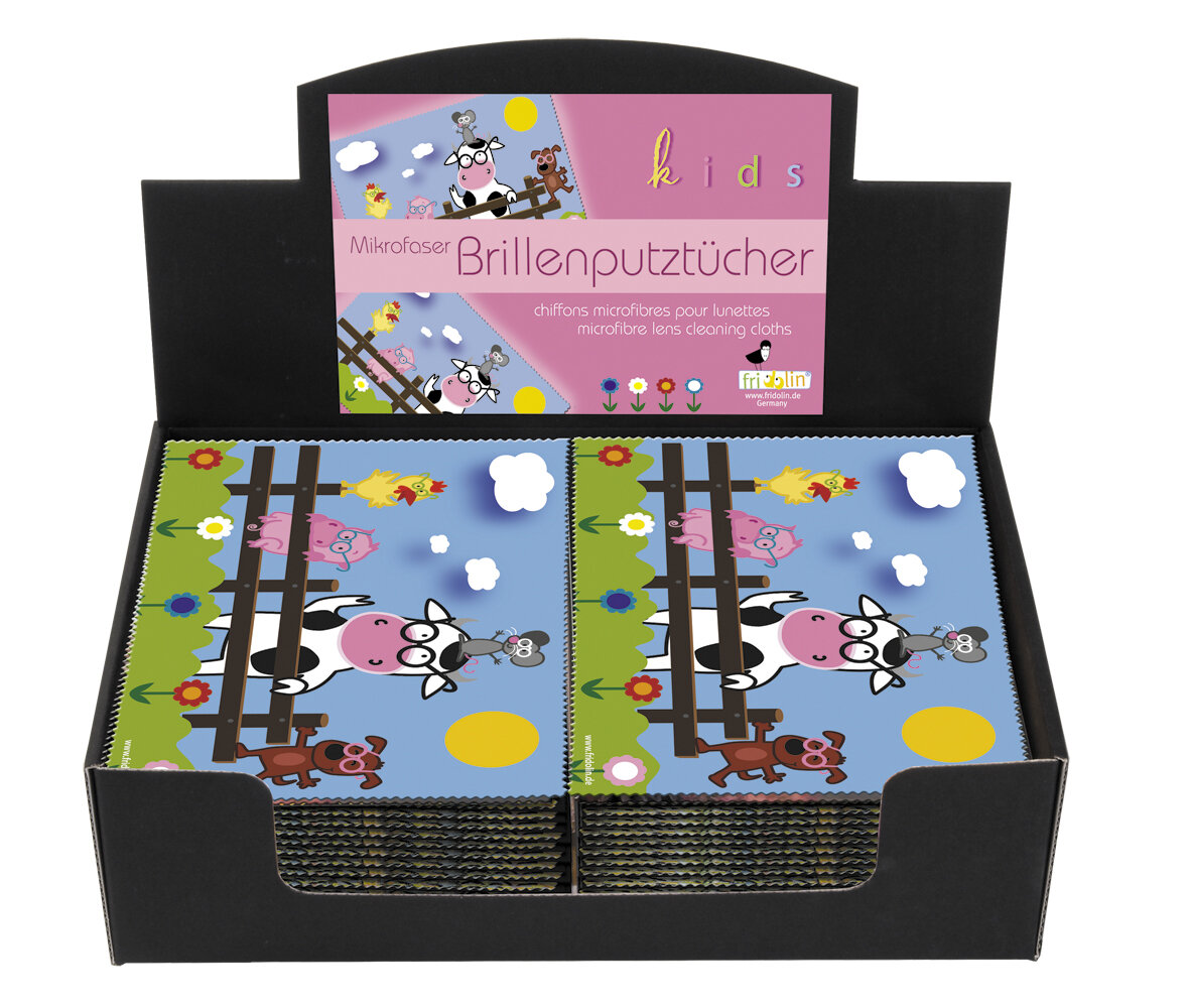 Handrička na čistenie okuliarov Kids - krabica