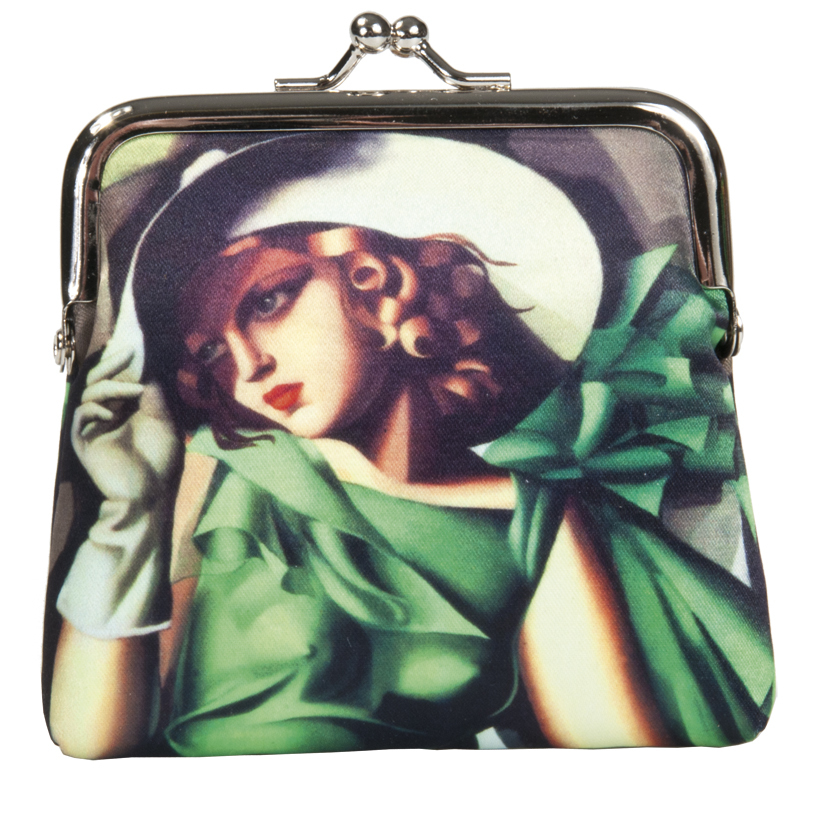 Peňaženka na mince T.de Lempicka - Young lady with gloves