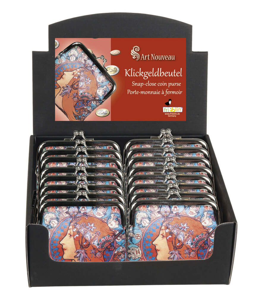 Peňaženka na mince Alfons Mucha - krabica