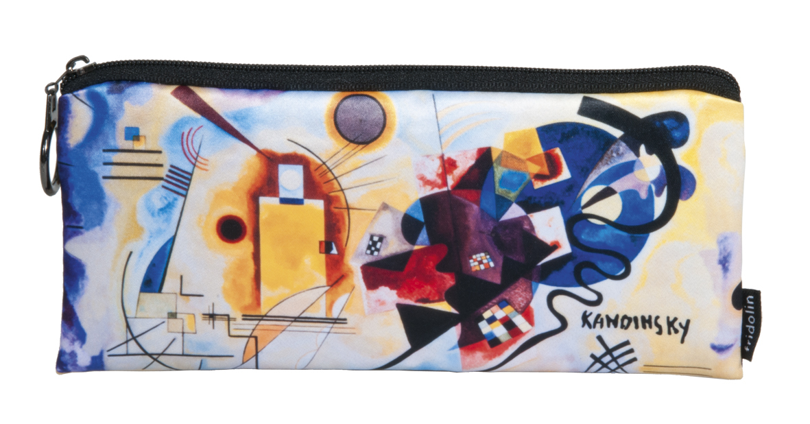 Textilný peračník Kandinsky - žltá,červená,modrá