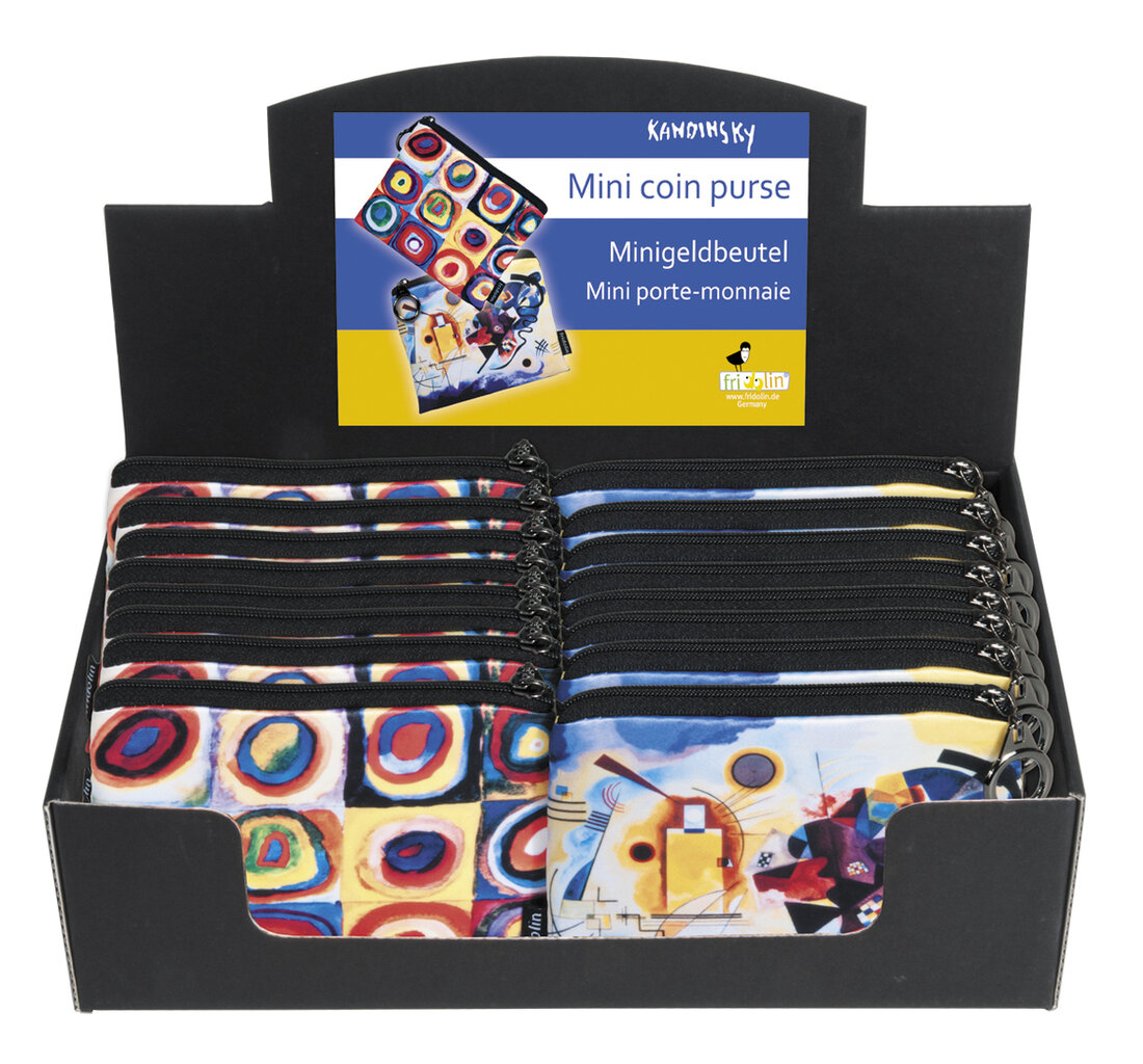 Mini peňaženka na mince Kandinsky - krabica