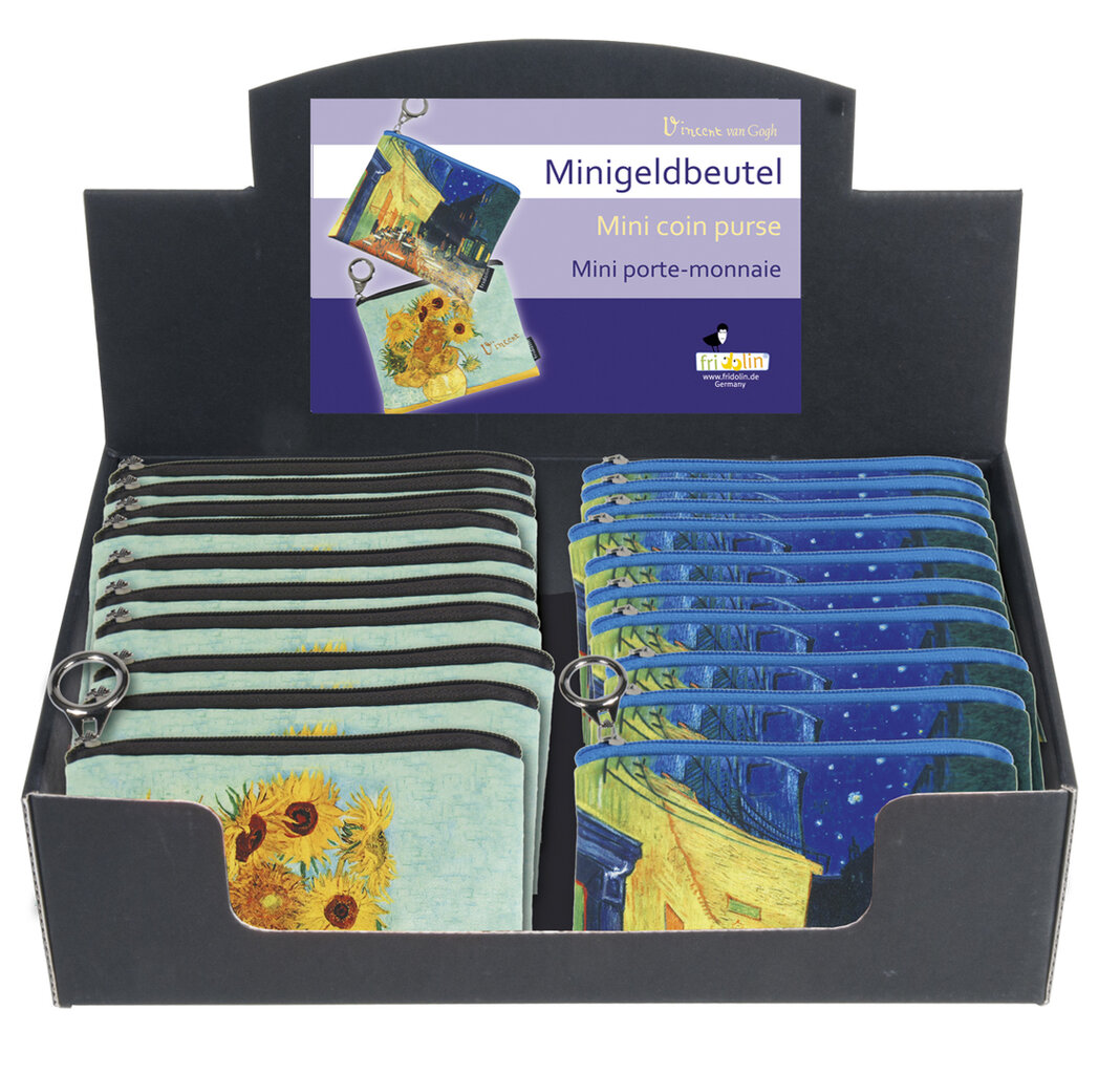 Mini peňaženka na mince Van Gogh - krabica