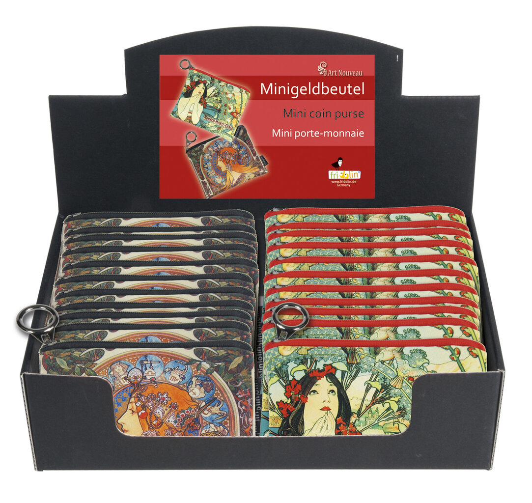 Mini peňaženka na mince Alfons Mucha - krabica