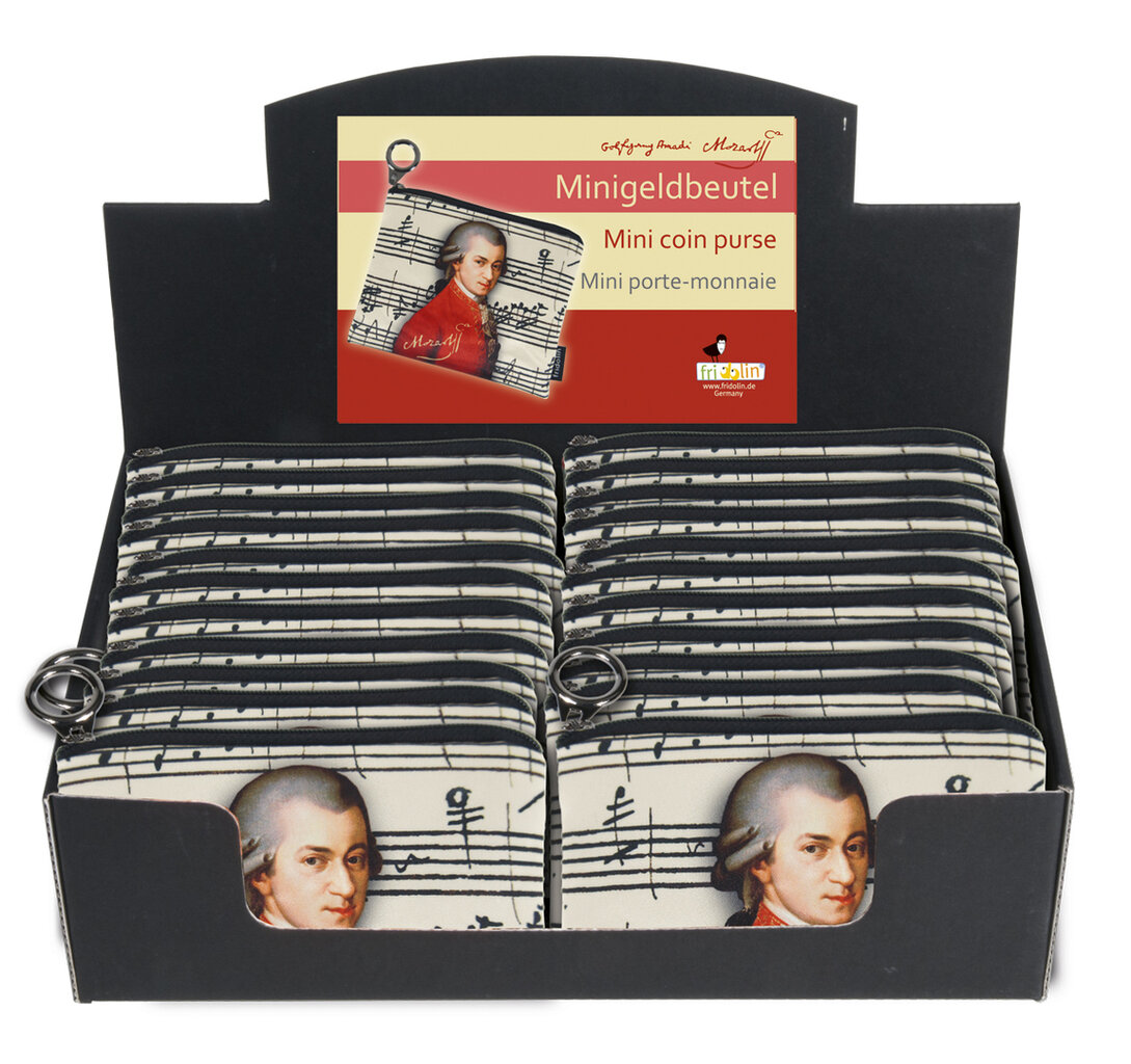 Mini peňaženka na mince Mozart - krabica