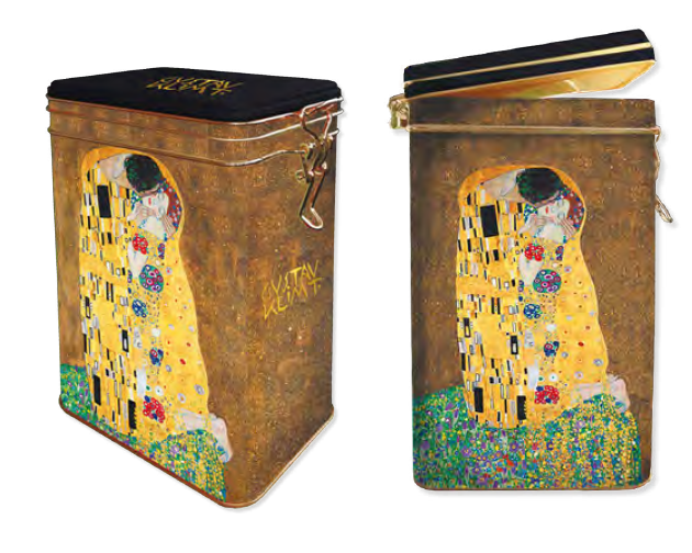 Plechová nádoba Gustav Klimt - Bozk